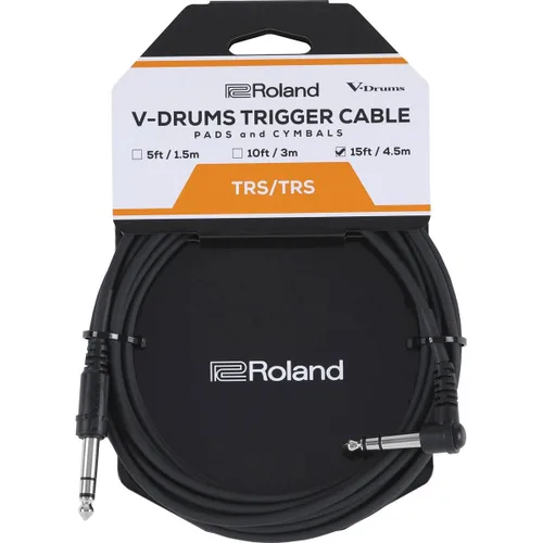 Vista 3 de Roland Accesorio de batería electrónica (PCS-15-TRA) de 15 pies compatible con Roland V-Drums