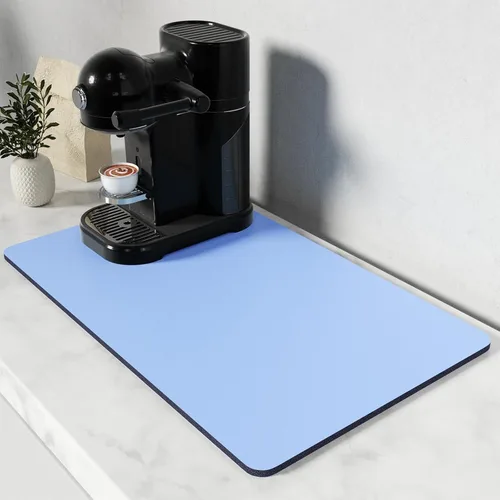 Vista 71 de Rnivvi Tapete de secado de platos para encimera de cocina, 16 x 18 pulgadas, bonita almohadilla de secado absorbente resistente al calor con goma