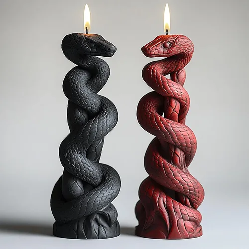 Vista 15 de Molde de Vela de Concha Molde de Cilindro de Concha Molde de Pez de Silicona Onda Espiral para Velas - Moldes de Fundición de Resina de Silicona