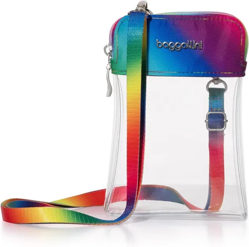 Vista 7 de Baggallini Bandolera Clear Explorer para mujer