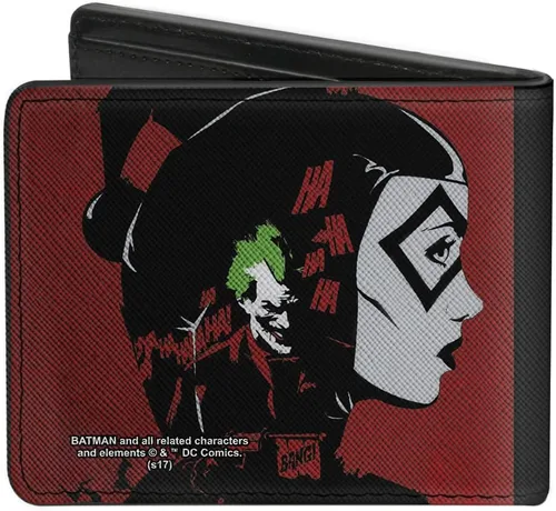 Vista 2 de Buckle-Down - Cartera de hombre con diseño de Batman Catwoman