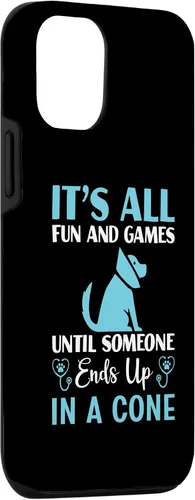 Vista 3 de iPhone 15 It's All Fun Funny Vet Tech Veterinarios Estudiante Veterinario Caso