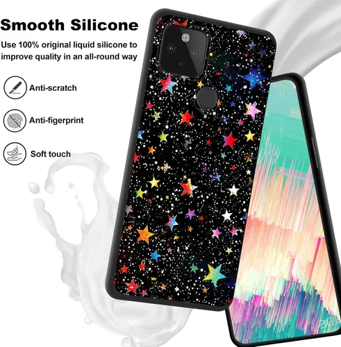 Vista 404 de Funda delgada para Google Pixel 4 XL, funda delgada de silicona de TPU suave a prueba de golpes para Google Pixel 4 XL, astronauta Galaxy
