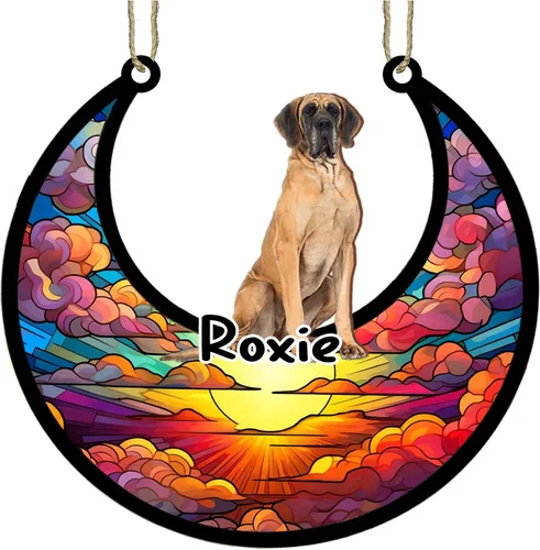 Vista 68 de LOVELYPOD Adorno de Navidad personalizado para perro pastor australiano, atrapasoles conmemorativo, adorno de Navidad de pastor australiano