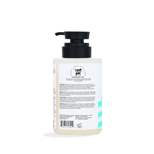 Vista 3 de The Doux 808 Gel definidor de rizos base para cabello natural, gel de peinado de fijación media con miel, aloe y raíz de malvavisco, potenciador
