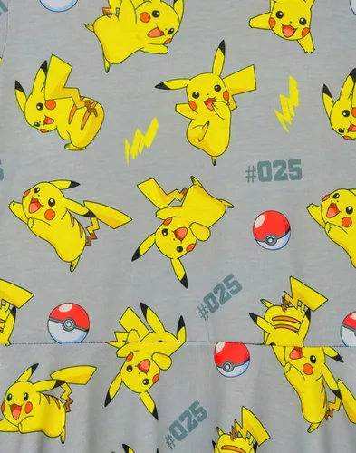 Vista 5 de Pokemon Pikachu - Vestido de manga corta para niñas