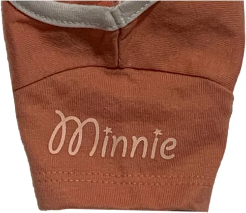 Vista 4 de Disney Mameluco de Minnie Mouse para bebé, 2 piezas, sin mangas, overol y camiseta (0-24 meses)