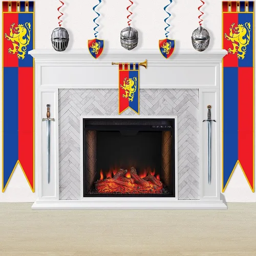 Vista 5 de Beistle Remolinos medievales 10 piezas, 40", multicolor