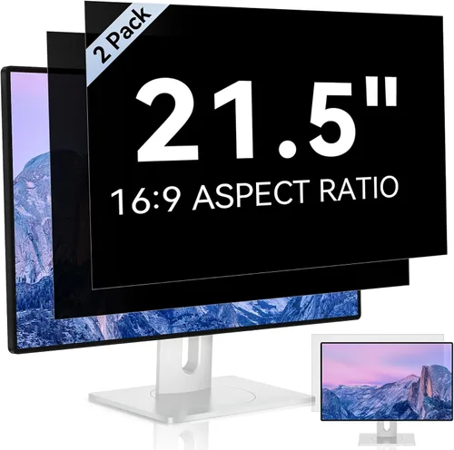 Vista 13 de Pantalla magnética de privacidad para MacBook Pro de 13 pulgadas (2016-2022, M1, M2), filtro de luz azul antirreflejos con cubierta de cámara