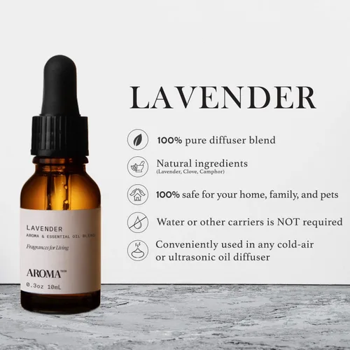 Vista 2 de AromaTech Lavanda para difusores de aroma de aceite aromático - 0.3 fl oz
