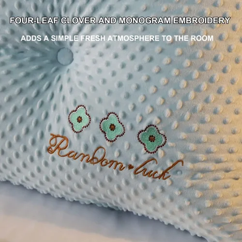 Vista 3 de Almohada de lectura tamaño Queen, almohada de lectura para dormitorio, almohada de cuña para cabecero, cojín de respaldo, cómoda almohada de apoyo