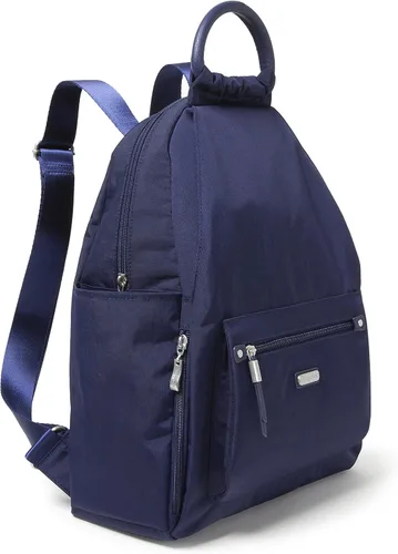 Vista 45 de Baggallini Mochila todo el día para mujer con pulsera de teléfono RFID, Negro, talla única