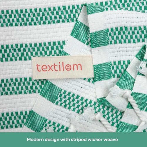 Vista 5 de TEXTILOM Toallas de Mano Turcas para Baño Juego de 2, Calidad de Hotel y Spa y Suaves y Absorbentes y de Secado Rápido Toallas de Mano para Baño