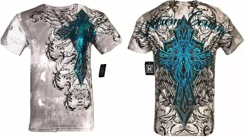 Vista 2 de Xtreme Couture by Affliction Camiseta para hombre Bastille Mass
