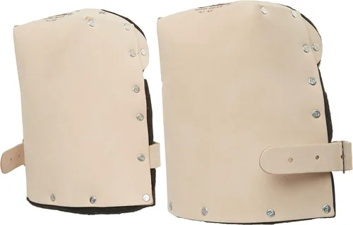 Vista 5 de CLC Custom Leathercraft 313 Rodilleras de cuero resistente, doble forro grueso, color marrón
