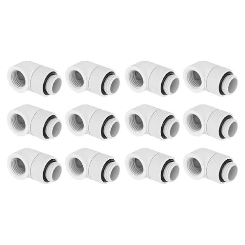 Vista 4 de dracaena.io - Paquete de 2 conectores extensores de rosca G1/4 pulgadas macho a hembra, conector adaptador giratorio de 45° para sistema
