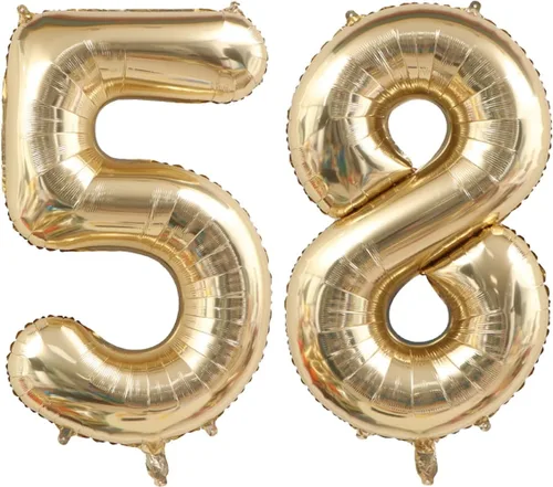 Vista 54 de Globo dorado claro con el número 0 de aluminio de 40 pulgadas, color oro champán, globo de helio 0 Mylar Oro claro 0