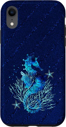 Vista 25 de Turquoise Seahorse Ocean Background Case for iPhone 17