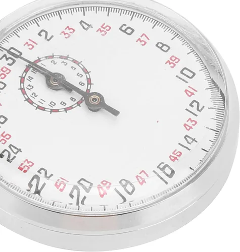 Vista 8 de Cronómetro mecánico, cronógrafo deportivo de mano con alarma, cronómetro mecánico, temporizador para deportes, competiciones