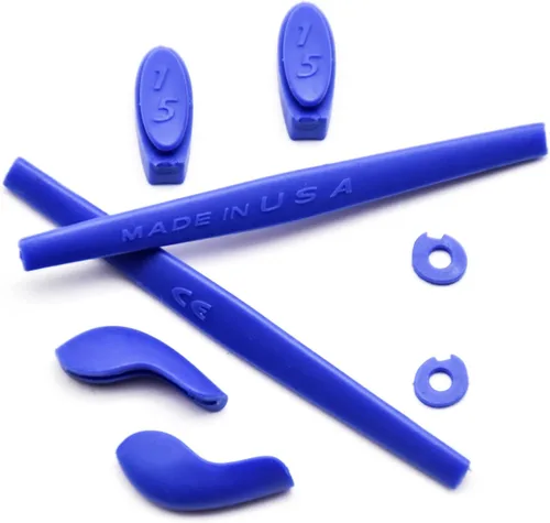 Vista 2 de Dark Blue/Dark Grey Compatible/Replacement Silicone Leg Set For Oakleys Juliet Sunglasses Rubber Kit