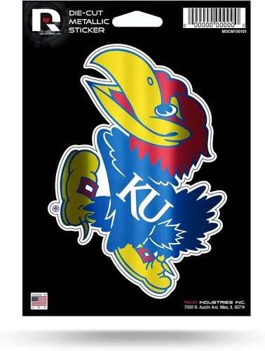 Vista 10 de Rico Industries NCAA - Calcomanía metálica troquelada de 5 x 7 pulgadas (decoración automática o para el hogar)