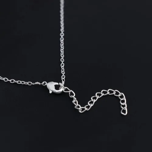 Vista 24 de Gempires Love - Collar con colgante de cristal de corazón para mujer, chapado en plata, cadena ajustable de 18 + 2 pulgadas