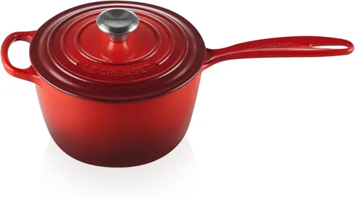 Vista 17 de Le Creuset Cacerola Signature de hierro fundido esmaltado, 1.75 cuartos de galón., Artichaut