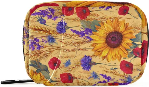 Vista 16 de Organizador semanal de píldoras, pastillero de viaje para bolso, pastillero pequeño para 7 días, soporte portátil para vitaminas, lindo organizador