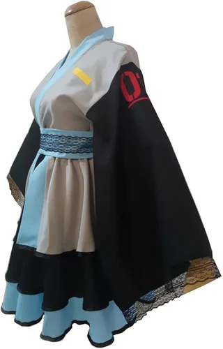 Vista 3 de jrswai Conjunto completo de kimono de anime japonés para mujer, disfraz de fiesta de Halloween