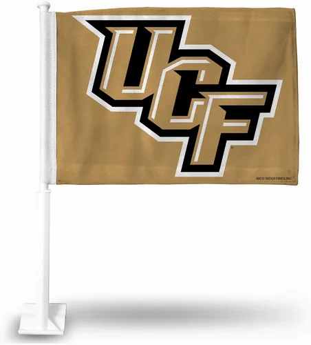 Vista 36 de Rico Industries Bandera de coche de doble cara de la NCAA, gran accesorio para automóvil