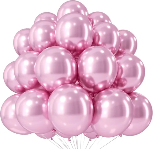 Vista 50 de Globos negros 30 Pack Matte Black Helium Balloons for Birthdays, Graduation, Casino, New Year, Halloween