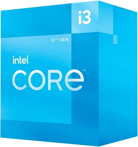 Vista 3 de Intel Procesador Core i3 (12ª generación) i3-12100 de cuatro núcleos (4 núcleos) a 3.30 GHz - Paquete minorista