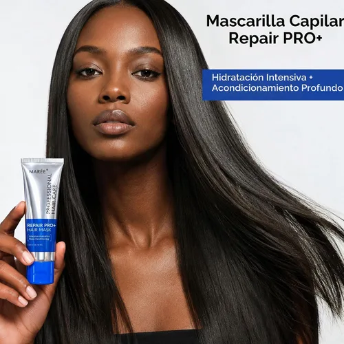 Vista 2 de MAREE Mascarilla capilar para cabello dañado - Colágeno y queratina