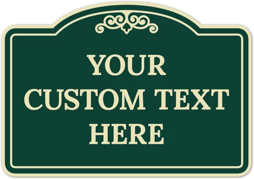 Vista 47 de Letrero decorativo personalizado, letrero de metal personalizado para negocios, entrada, hogar, Airbnb, placa de puerta de oficina, fondo negro, 8 x