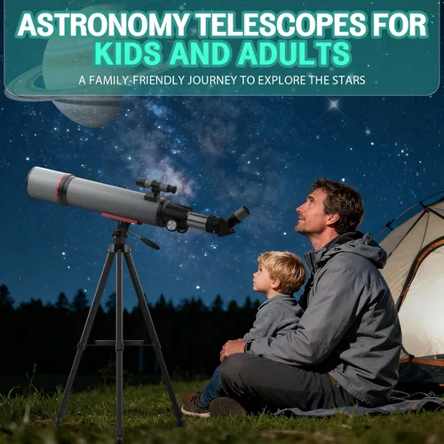 Vista 11 de Telescopios de 3.543 in para astronomía de adultos, telescopios de alta