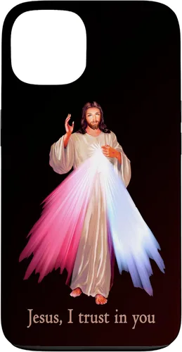 Vista 7 de Funda para iPhone 13 Pro Max Jesús con la que confío en ti Divina Misericordia Misericordiosa Jesús