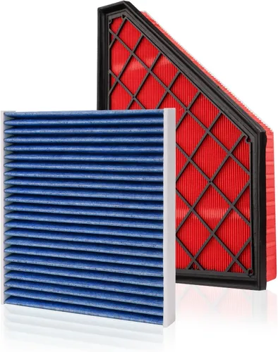 Vista 62 de Filtro de aire de motor y cabina apto para Mazda 3 2019-2026, CX-30 2019-2026, CX-50 2023-2026 (CX50 no para híbrido). Filtro de cabina de carbón