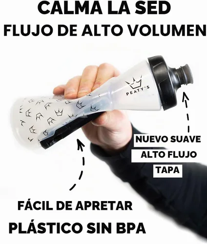 Vista 8 de [Usado] Peaty's Fidlock Lockin - Botella de agua magnética para bicicleta y soporte