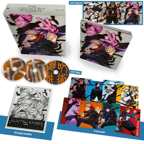 Vista 3 de Jujutsu Kaisen - Part 1 Collectors Limited Edition Blu-ray CD