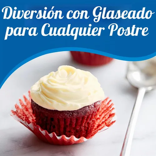 Vista 6 de Pillsbury Variedad cremosa de glaseado supremo: vainilla, queso crema, dulce de chocolate