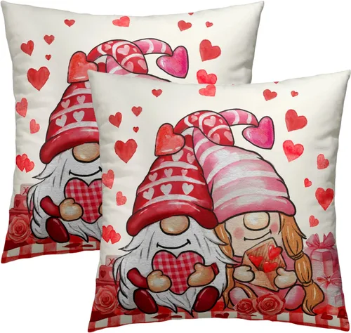Vista 55 de Giwawa Juego de 2 fundas de almohada de calabaza otoñal de 16 x 16 pulgadas, fundas de cojín de algodón de madera de girasol para sofá, patio