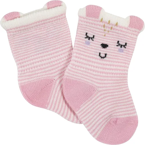 Vista 3 de Gerber Calcetines unisex para bebé 6 pares a prueba de moños Tigre