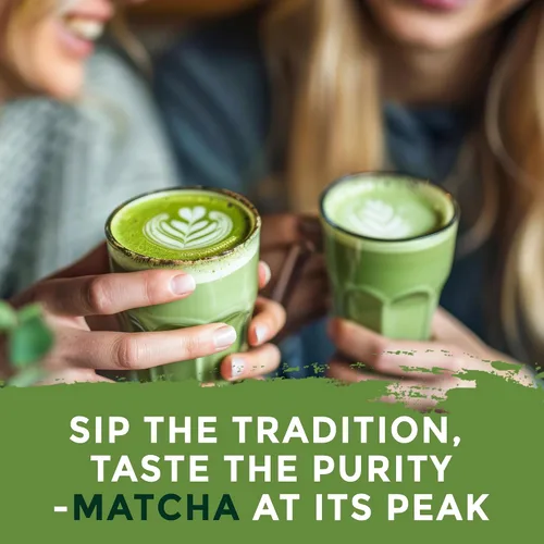 Vista 7 de ETANATURE Polvo orgánico de matcha de grado ceremonial, polvo de té verde matcha japonés de primera calidad, certificado USDA y JAS, primera cosecha