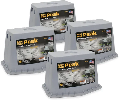 Vista 8 de Stromberg Carlson JBP-813.1 Base Pad Peak - Bloque de gato de remolque – Almohadillas para RV – Accesorios para remolque de viaje – Base de gato