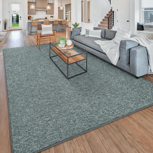 Vista 11 de Chicrug - Alfombra geométrica moderna de 2 x 6 pies para dormitorio o pasillo Negro Geometric