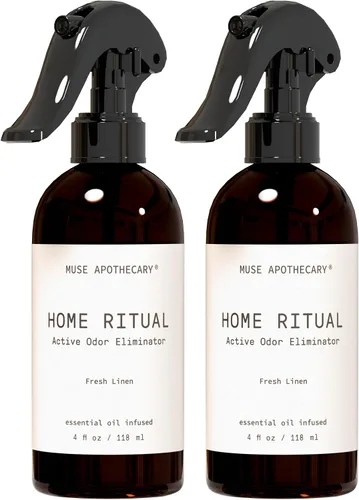 Vista 9 de Muse Apothecary Home Ritual - Spray eliminador de olores activo, desodorante en aerosol para muebles y eliminador de olores de baño para el hogar