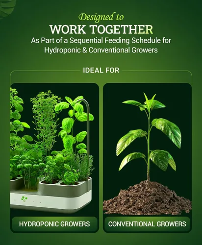Vista 6 de FoxFarm Paquete de Trío de Nutrientes Solubles - Open Sesame, Beastie Bloomz, Cha Ching, Fertilizantes de Alto Octanaje para Hidropónico y Suelo