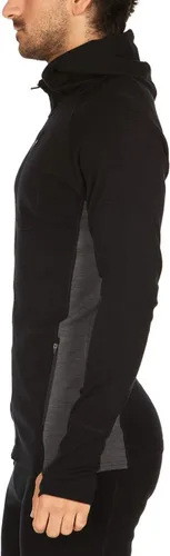 Vista 3 de Minus33 Merino Wool Trailblazer - Sudadera con capucha con cremallera completa para hombre, tela renovable sin picazón