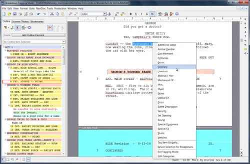 Vista 5 de Movie Magic Screenwriter 6 [Descargar]