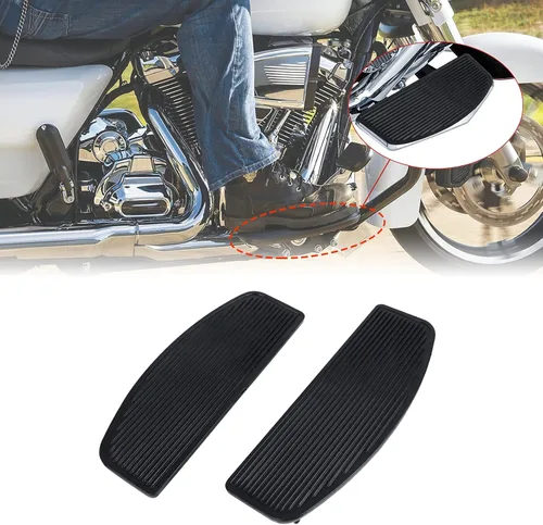 Vista 3 de Reposapiés delantero compatible con Harley Touring Road King Electra Glide Road Glide Softail 2012 2013 2014 2015 2016 2017 2018 2019 2020 2021 2022